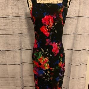 Fashionable Milly Black Floral Dress